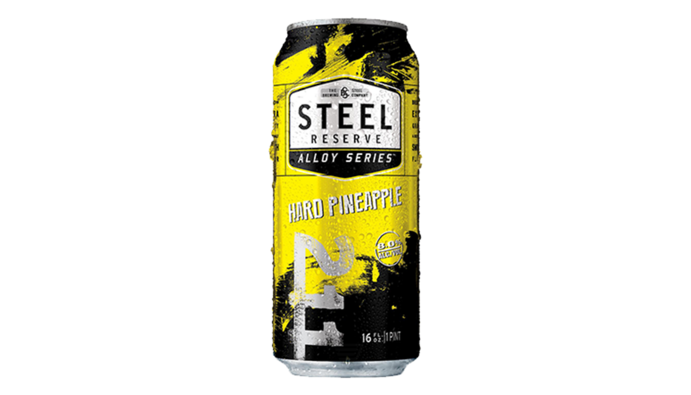 Order Steel Alloy Pineapple 24 oz Can food online from Village Liquor store, Lancaster on bringmethat.com