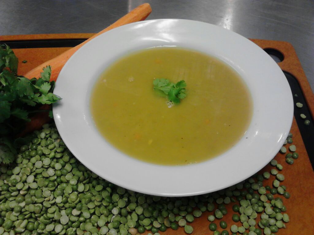 Order Split Pea Soup food online from La Mer Seafood store, Armonk on bringmethat.com