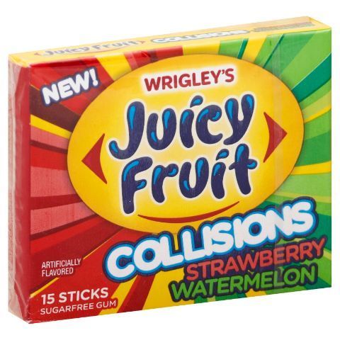Order Juicy Fruit Collisions Strawberry Watermelon 15 Count food online from 7-Eleven store, Greenport on bringmethat.com