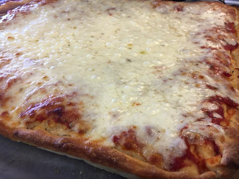 Order Sicilian Plain Cheese Pizza - Pizza food online from Nino's Pizzarama store, Willow Grove on bringmethat.com