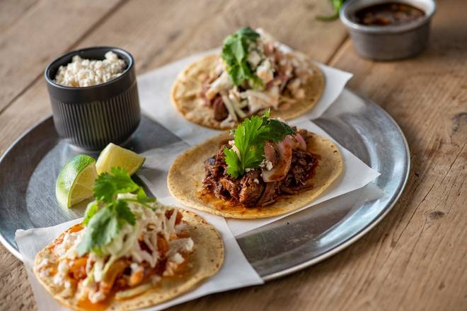 Order Three Tacos food online from Stonefire Grill store, Irvine on bringmethat.com