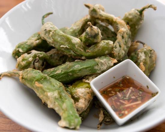 Order Shishito Peppers food online from Malai Kitchen store, Dallas on bringmethat.com
