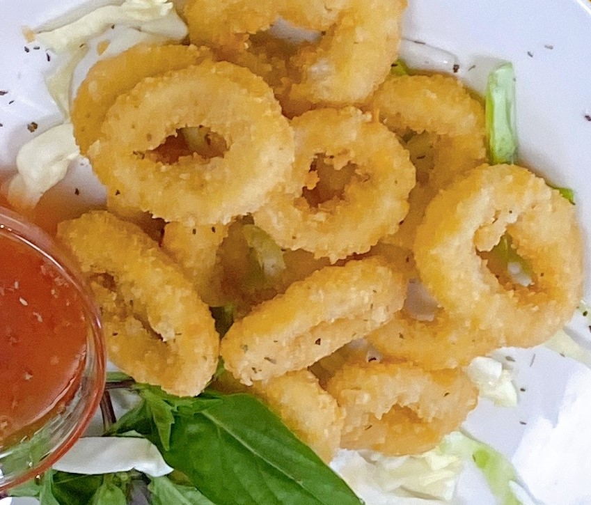 Order Fried Calamari Rings With Sweet Chili sauce food online from Pho Ever store, Newark on bringmethat.com