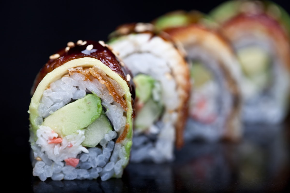 Order DRAGON ROLL food online from Benihana store, Anchorage on bringmethat.com