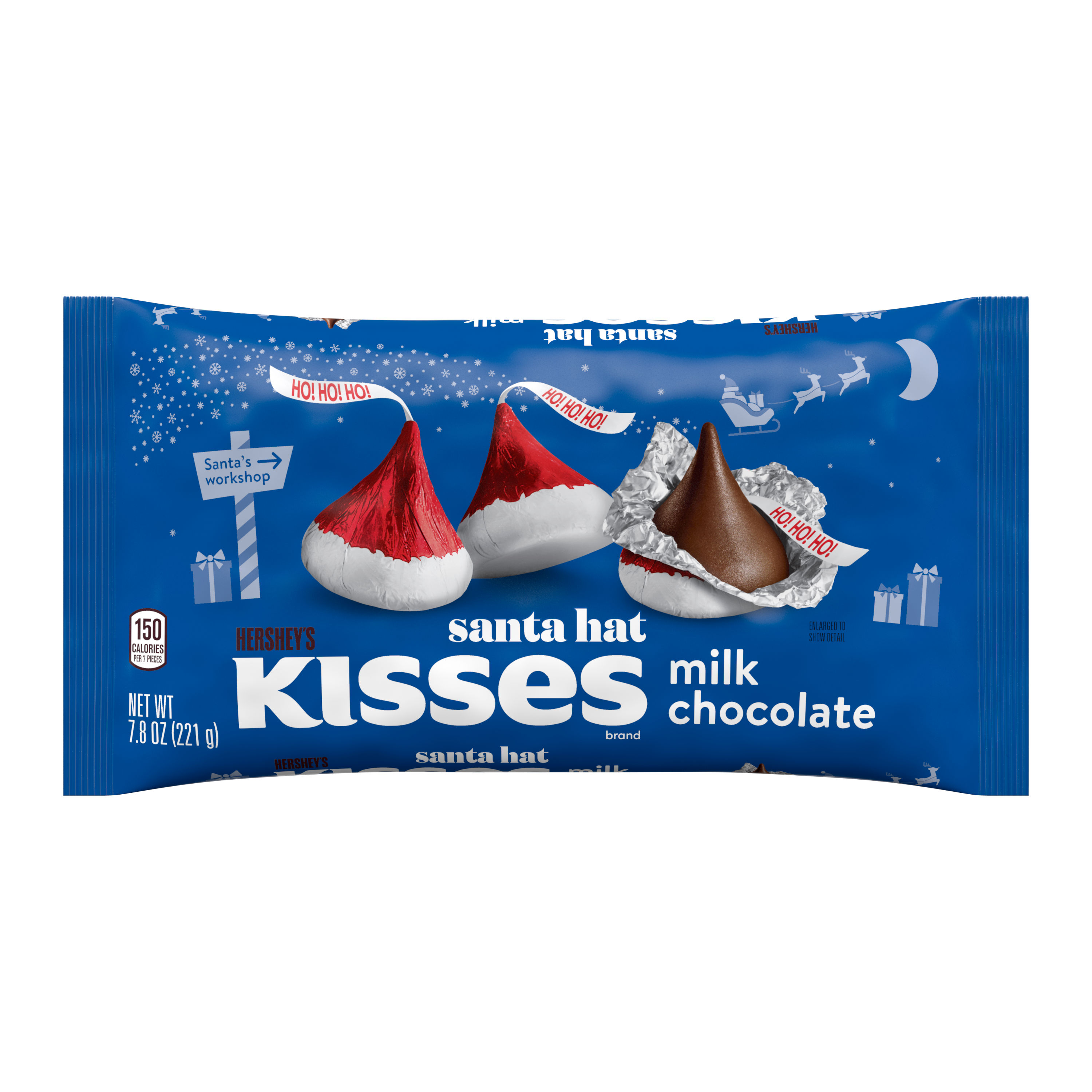 Order Hershey's Kisses Milk Chocolate Santa Hats - 7.5 oz food online from Bartell store, Edmonds on bringmethat.com