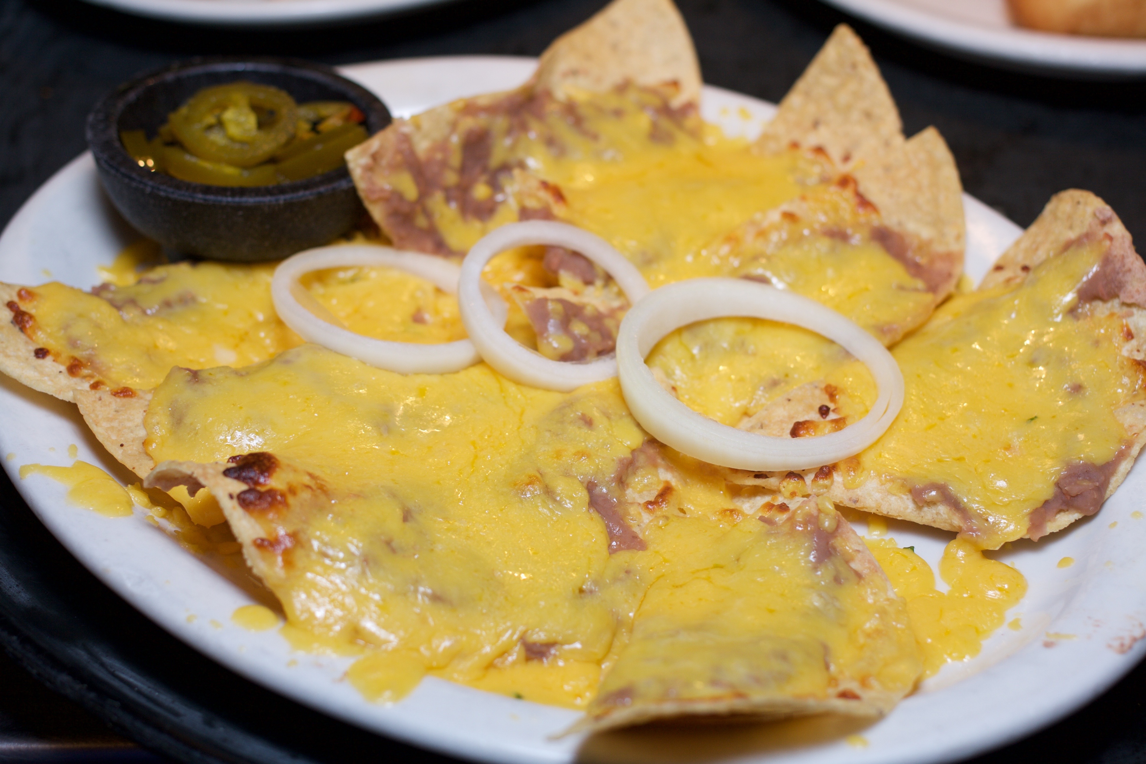 Order Bean and Cheese Nachos food online from Alamo Cafe store, San Antonio on bringmethat.com