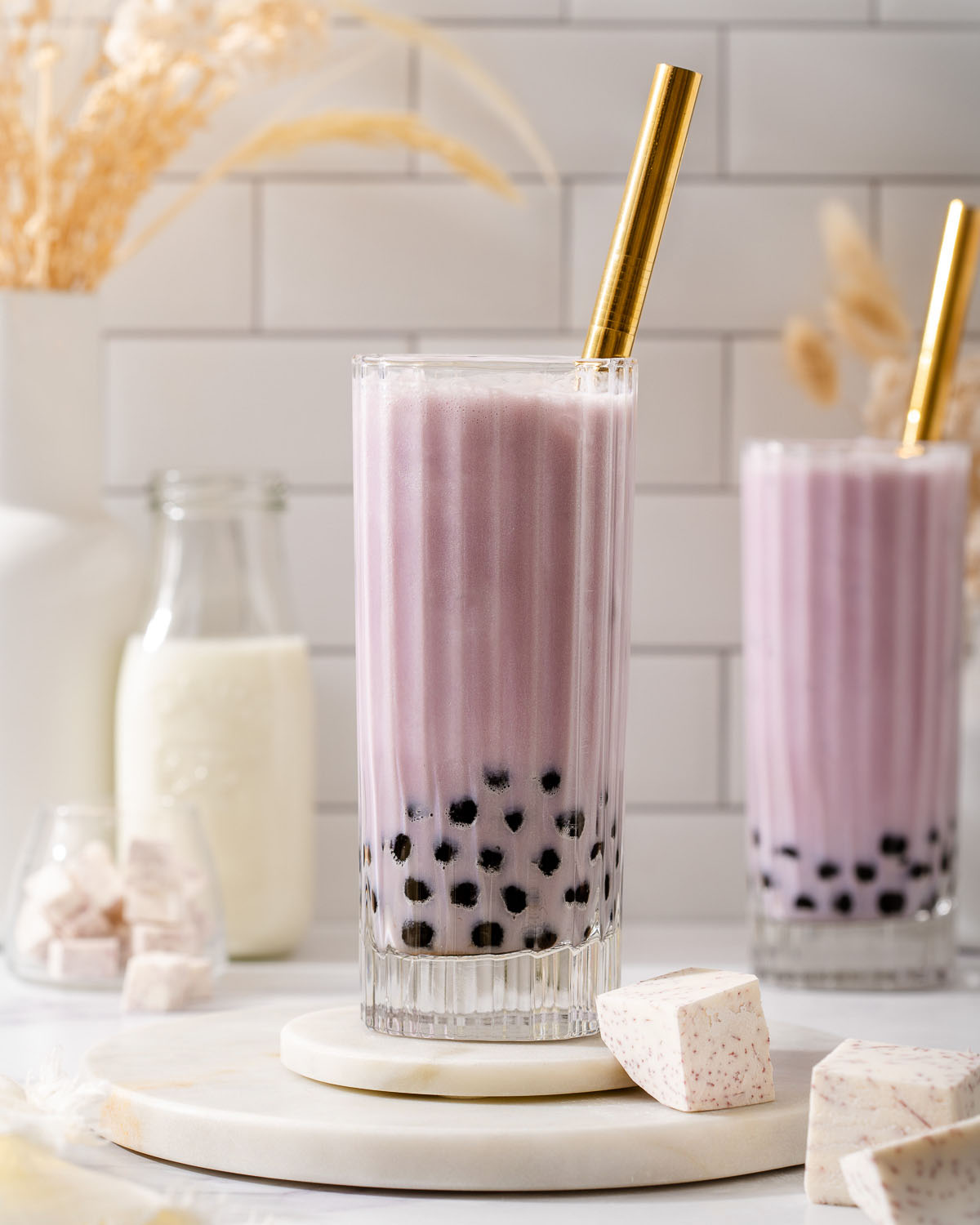 Order Taro Smoothie  (香芋) food online from Tea Spots store, West Covina on bringmethat.com