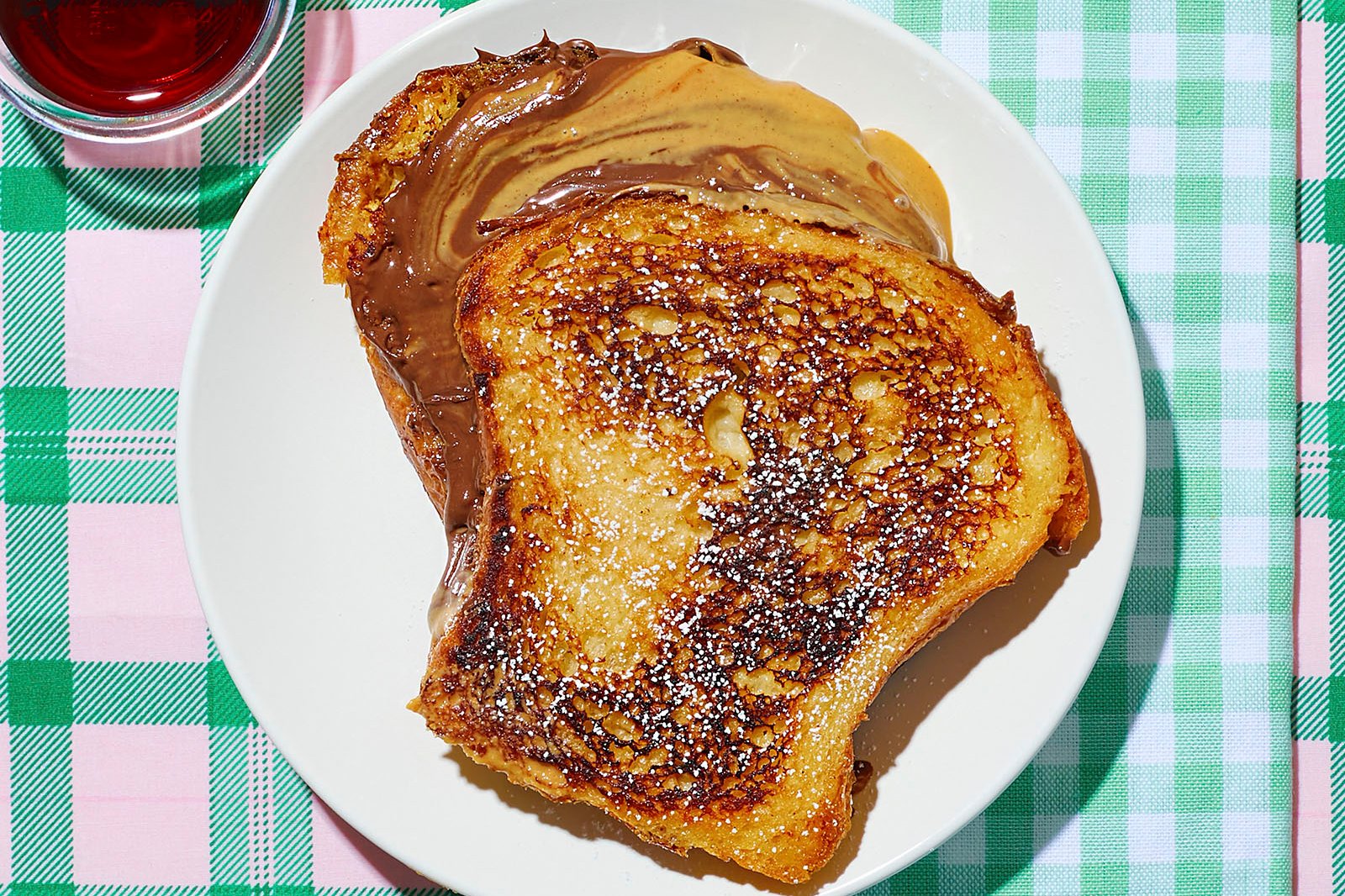 Order Le Peanut Butter and Nutella French Toast Sandwich food online from Toast store, Philadelphia on bringmethat.com