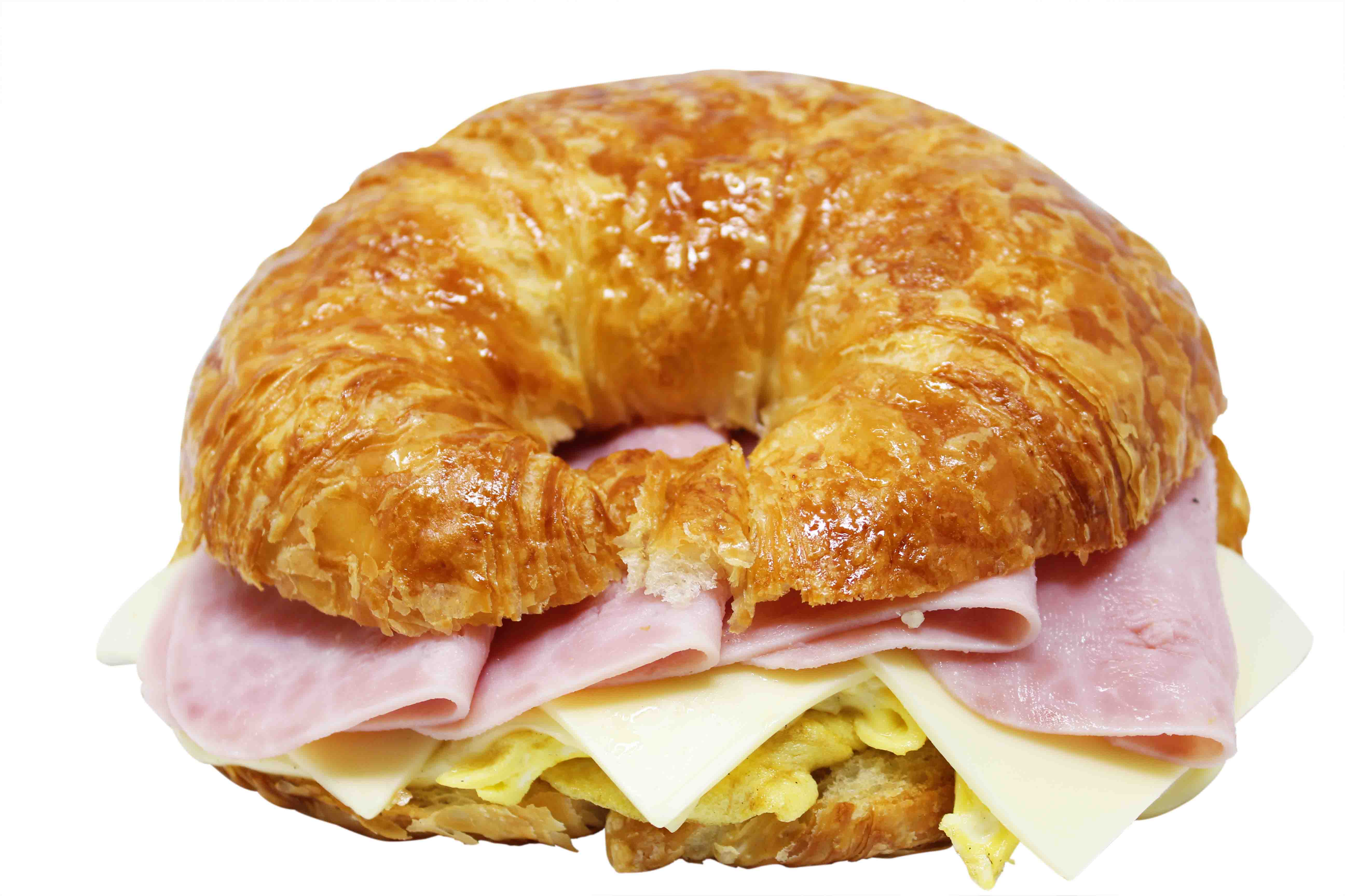 Order 3. Ham, Egg and Cheese Sandwich food online from Cafe Donuts store, West Covina on bringmethat.com