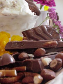 Order 501. Milk Chocolate Almond Bark food online from Heggy Candy Company store, Canton on bringmethat.com