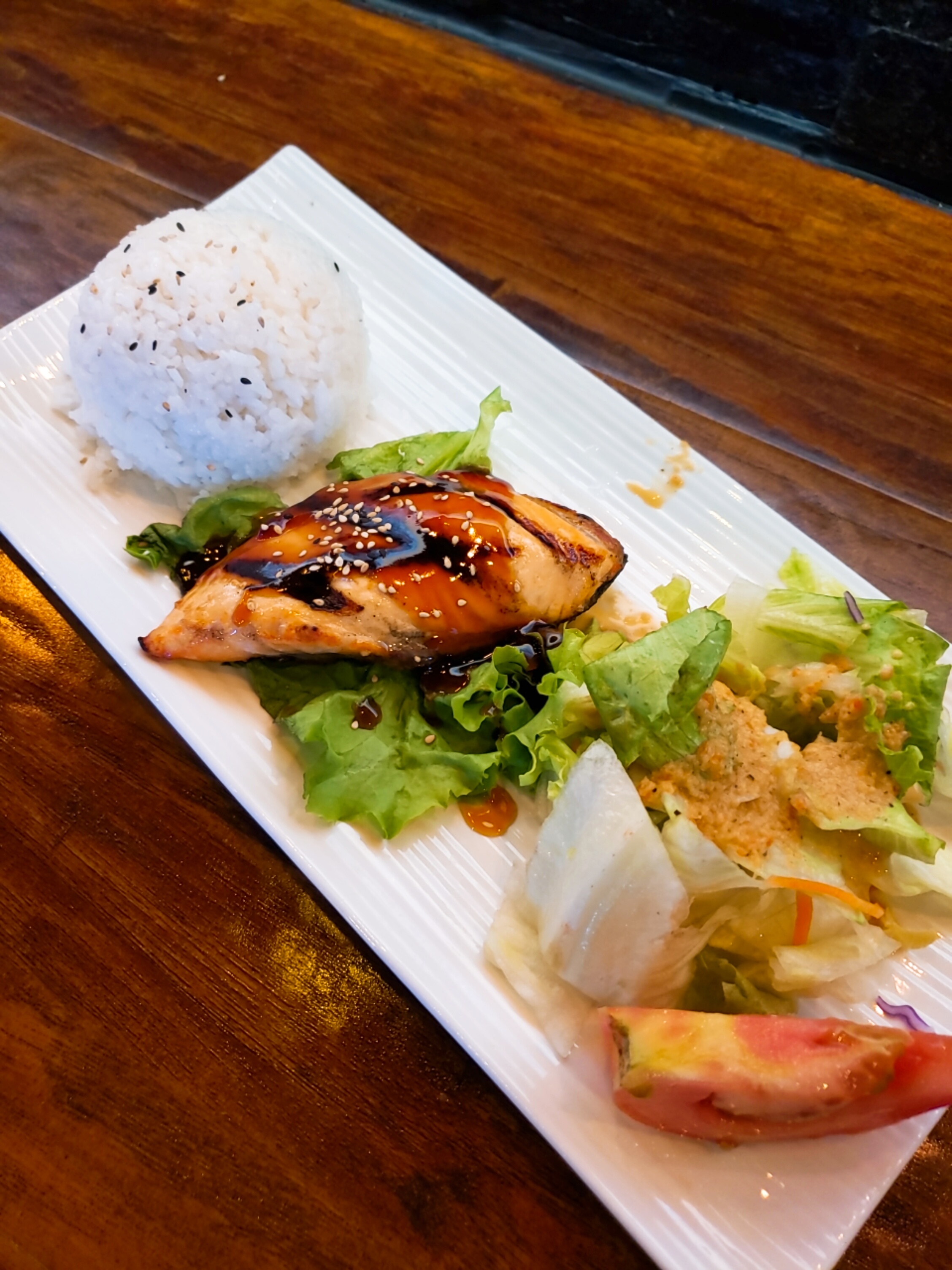 Order Kid's Salmon Teriyaki food online from Otay Sushi And Crab store, Chula Vista on bringmethat.com