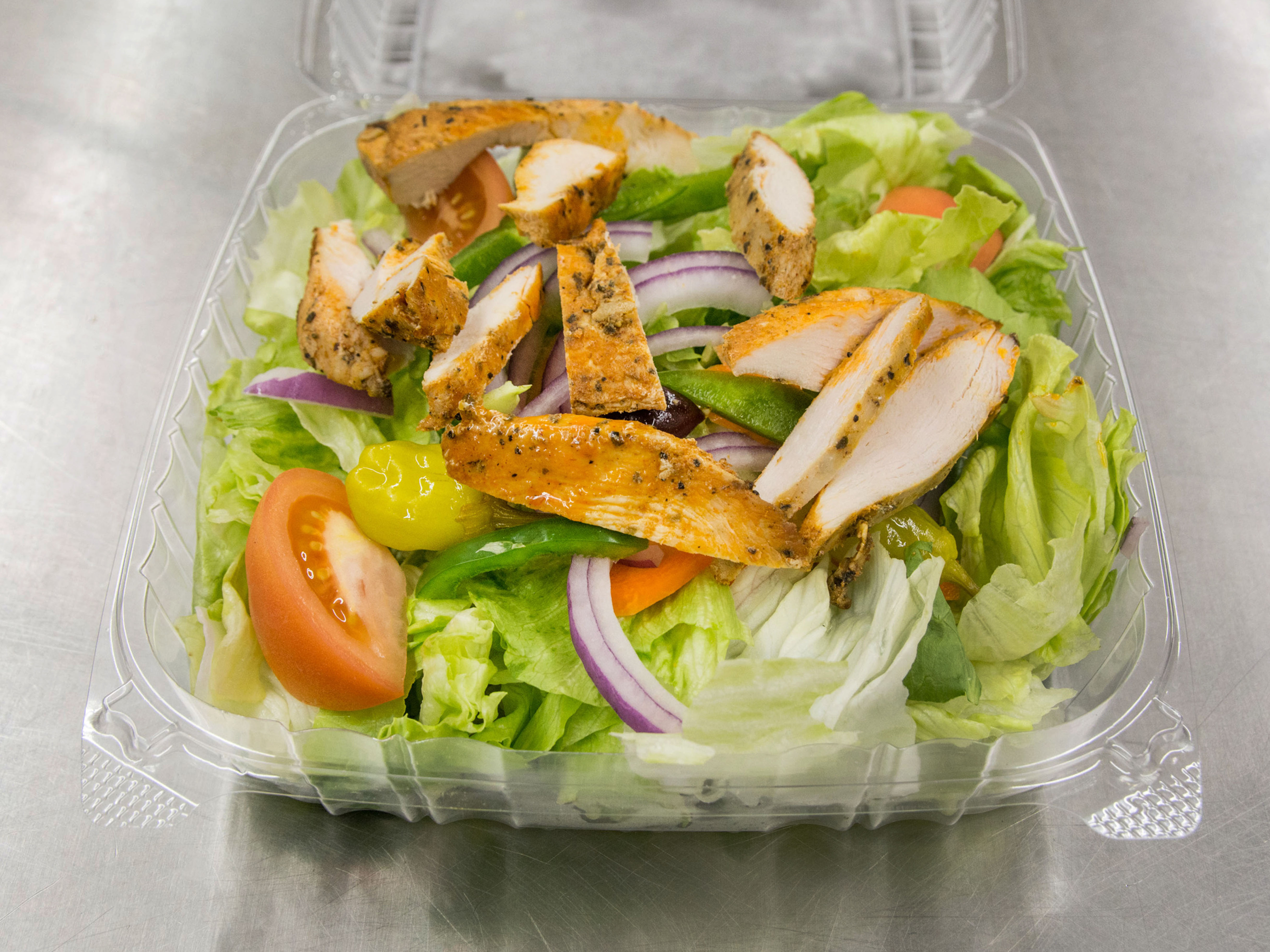 Order Grilled Chicken on Garden Salad food online from Caton Pizza & Subs store, Baltimore on bringmethat.com