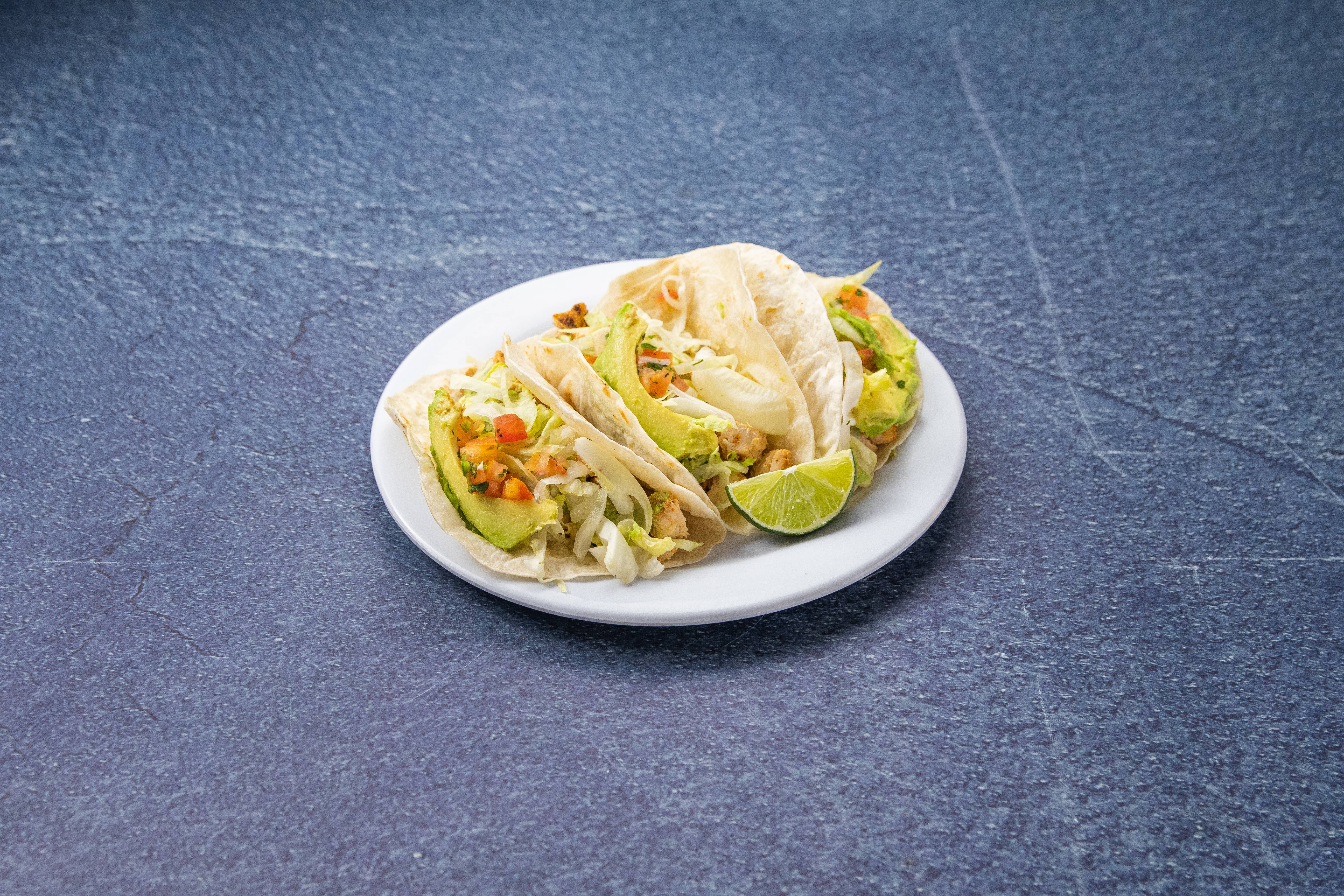 Order Chicken Tacos food online from Crave Cafe store, West Hills on bringmethat.com