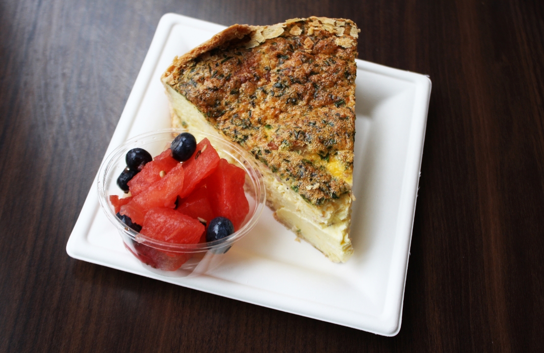 Order Quiche of the Day food online from Garden Cafe store, Youngstown on bringmethat.com