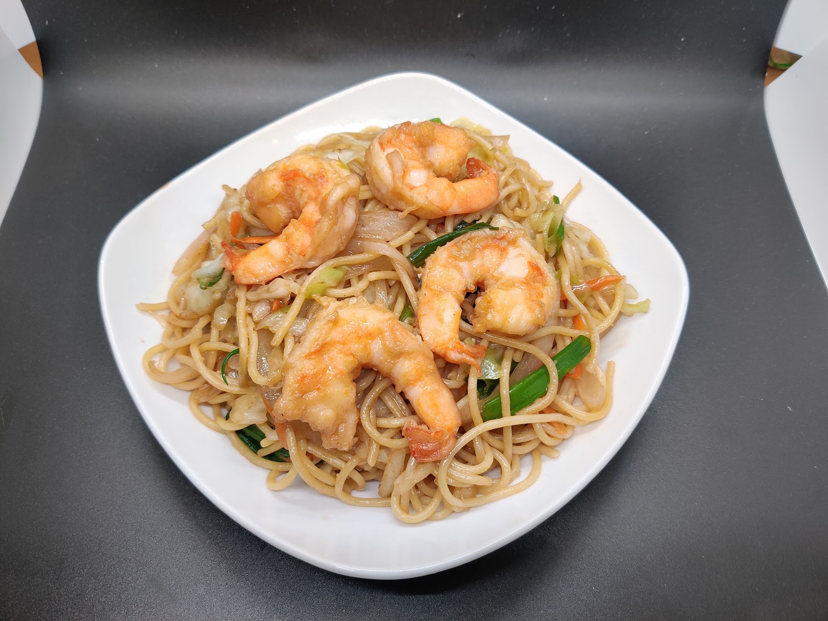 Order Shrimp Lo Mein food online from Macky Kitchen store, Richmond on bringmethat.com