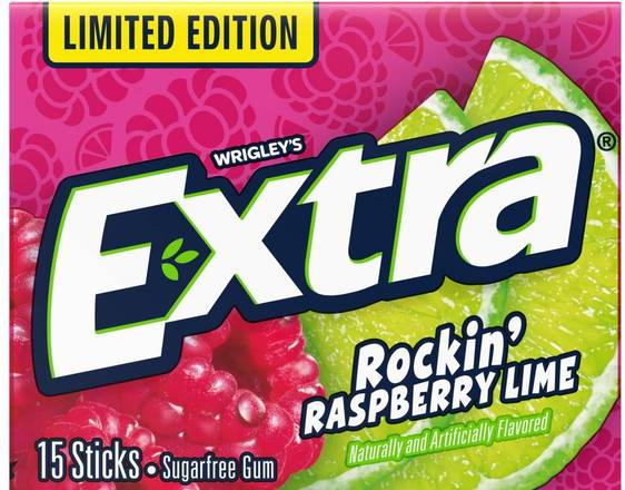 Order Extra Rocking Raspberry Lime 15 Pieces  food online from Starway Liquor store, Bell Gardens on bringmethat.com