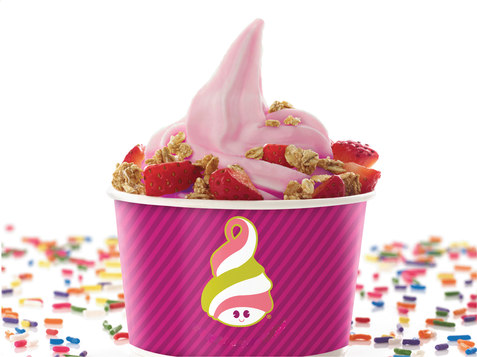 Order Strawberry - no sugar added food online from Menchie Frozen Yogurt store, Ogden on bringmethat.com