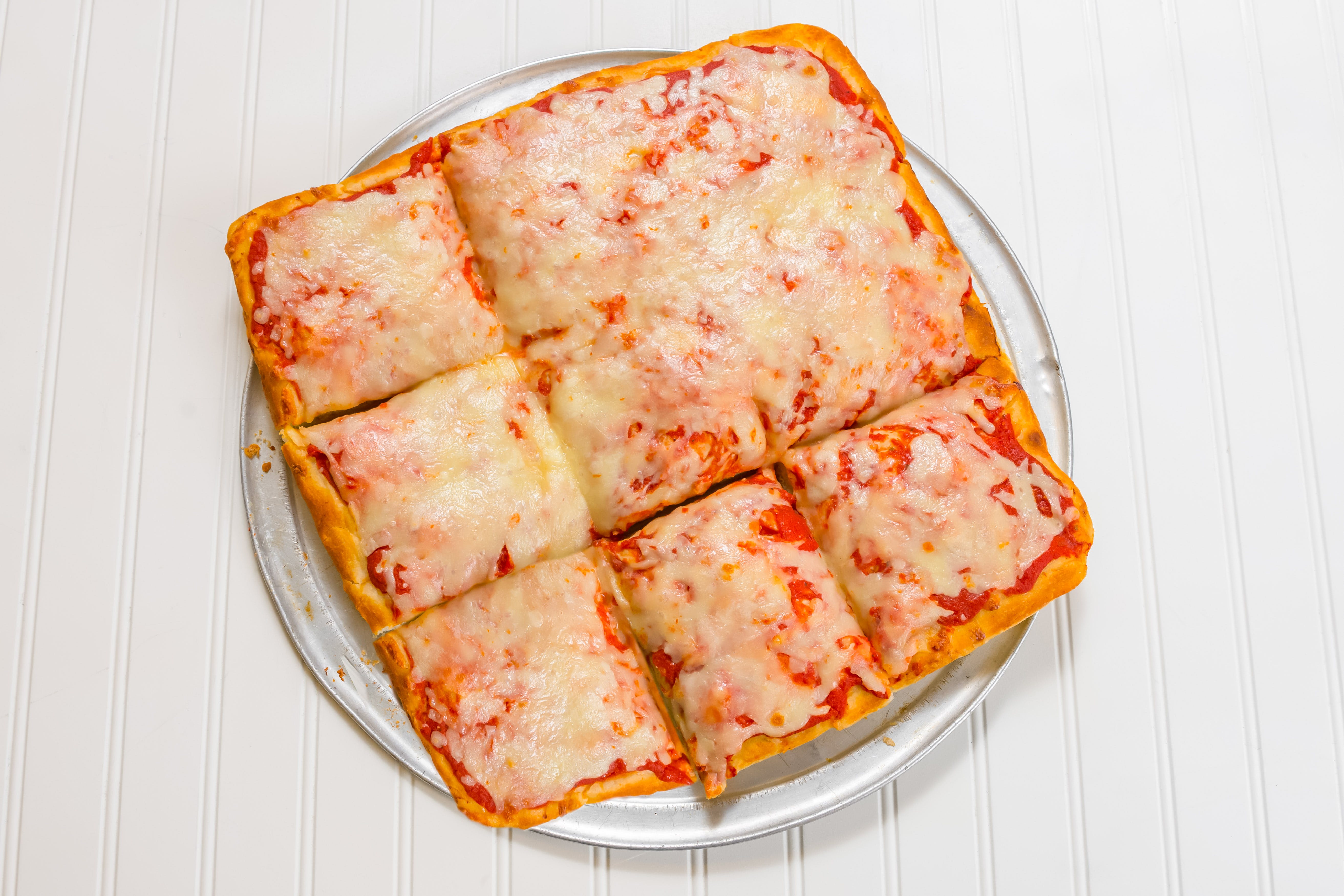 Order Plain Sicilian Cheese Pizza - Square food online from Potsy Pizza store, Allentown on bringmethat.com