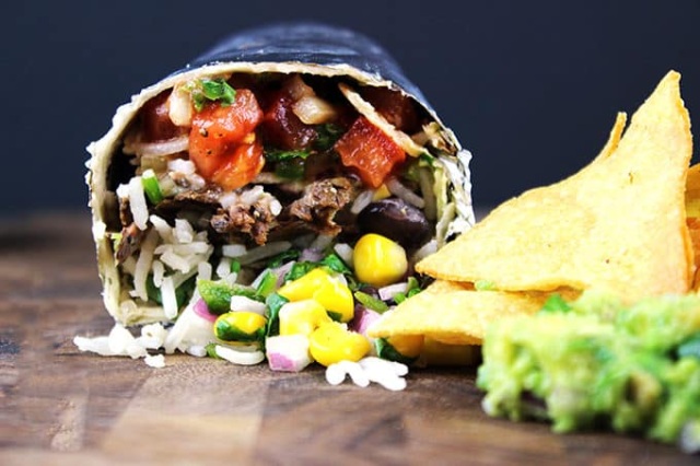 Order Barbacoa Burrito food online from Pch Mexican Grill #2 store, El Segundo on bringmethat.com