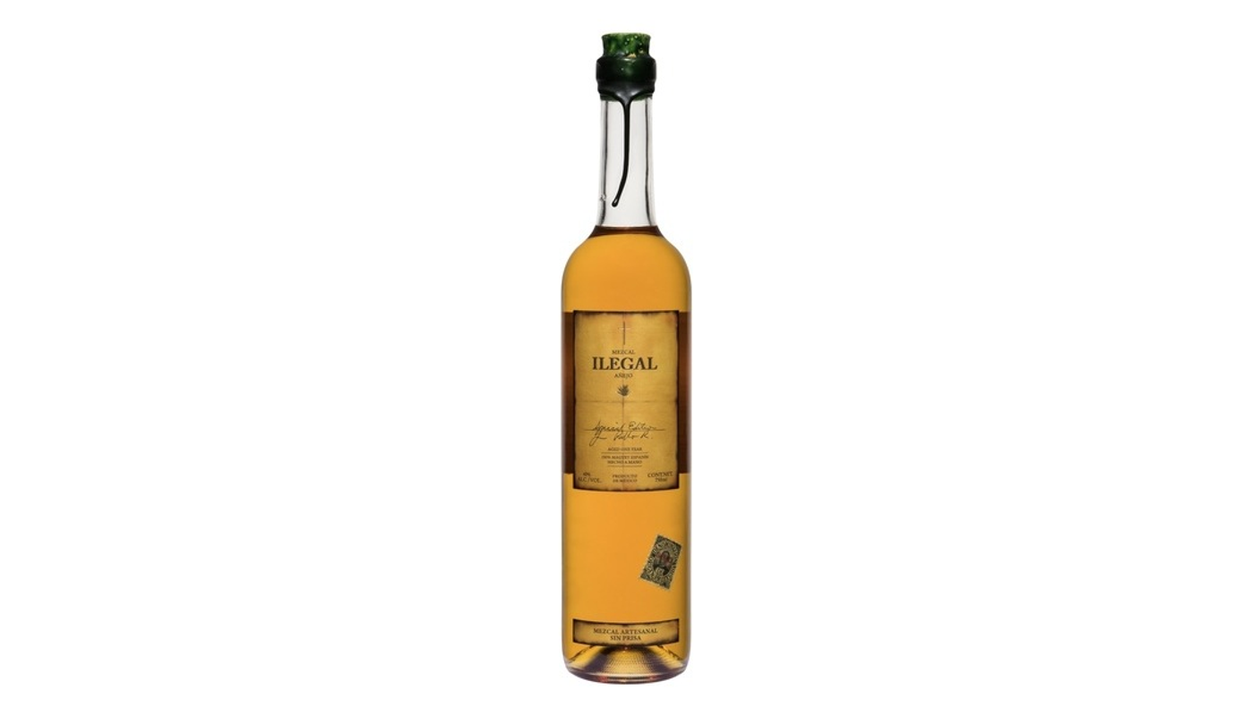 Order Illegal Mezcal Anejo 750mL food online from Liquor Palace store, Burbank on bringmethat.com