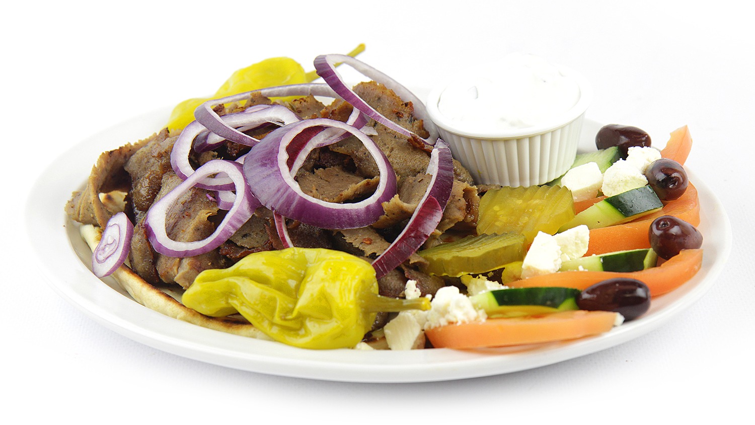 Order Gyros Sandwich food online from Matty's Grill & Pancake House store, Shorewood on bringmethat.com