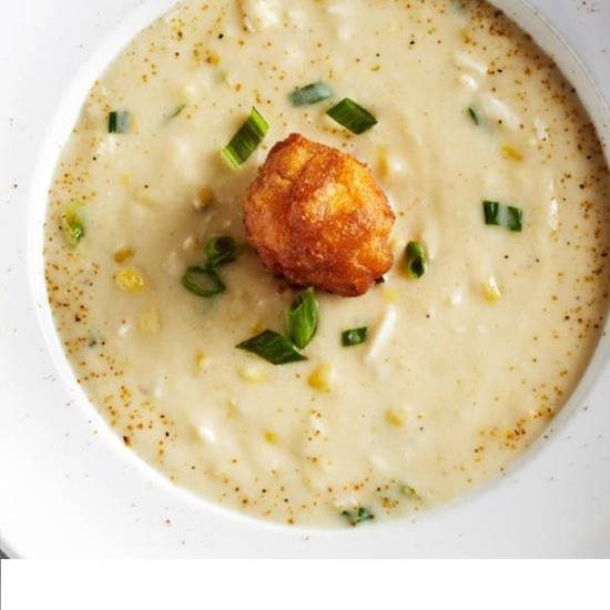 Order Corn & Crab Bisque - Cup food online from Copeland's of New Orleans - Slidell store, Slidell on bringmethat.com