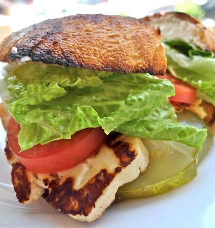 Order S1. Halumi Sandwich food online from Benvenuto cafe - tribeca store, New York on bringmethat.com