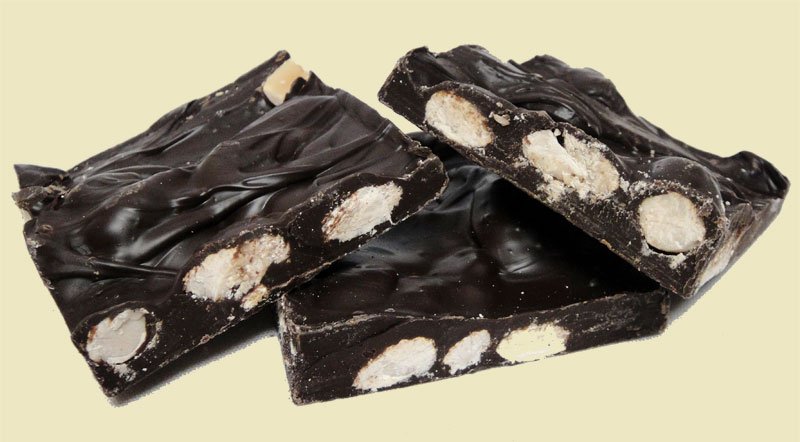 Order Dark Chocolate Almond Bark food online from Giannios Candy Co., Inc. store, Struthers on bringmethat.com