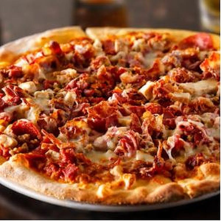 Order Meat Lovers Pizza - Small (6 Slices) food online from Sabrossa Pizza store, Los Angeles on bringmethat.com