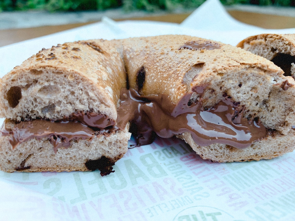 Order Bagel w/ Nutella food online from THB Bagelry + Deli of Columbia store, Columbia on bringmethat.com