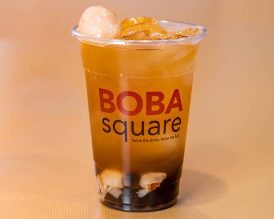 Order Lychee Iced Tea food online from Boba Square store, Irvine on bringmethat.com
