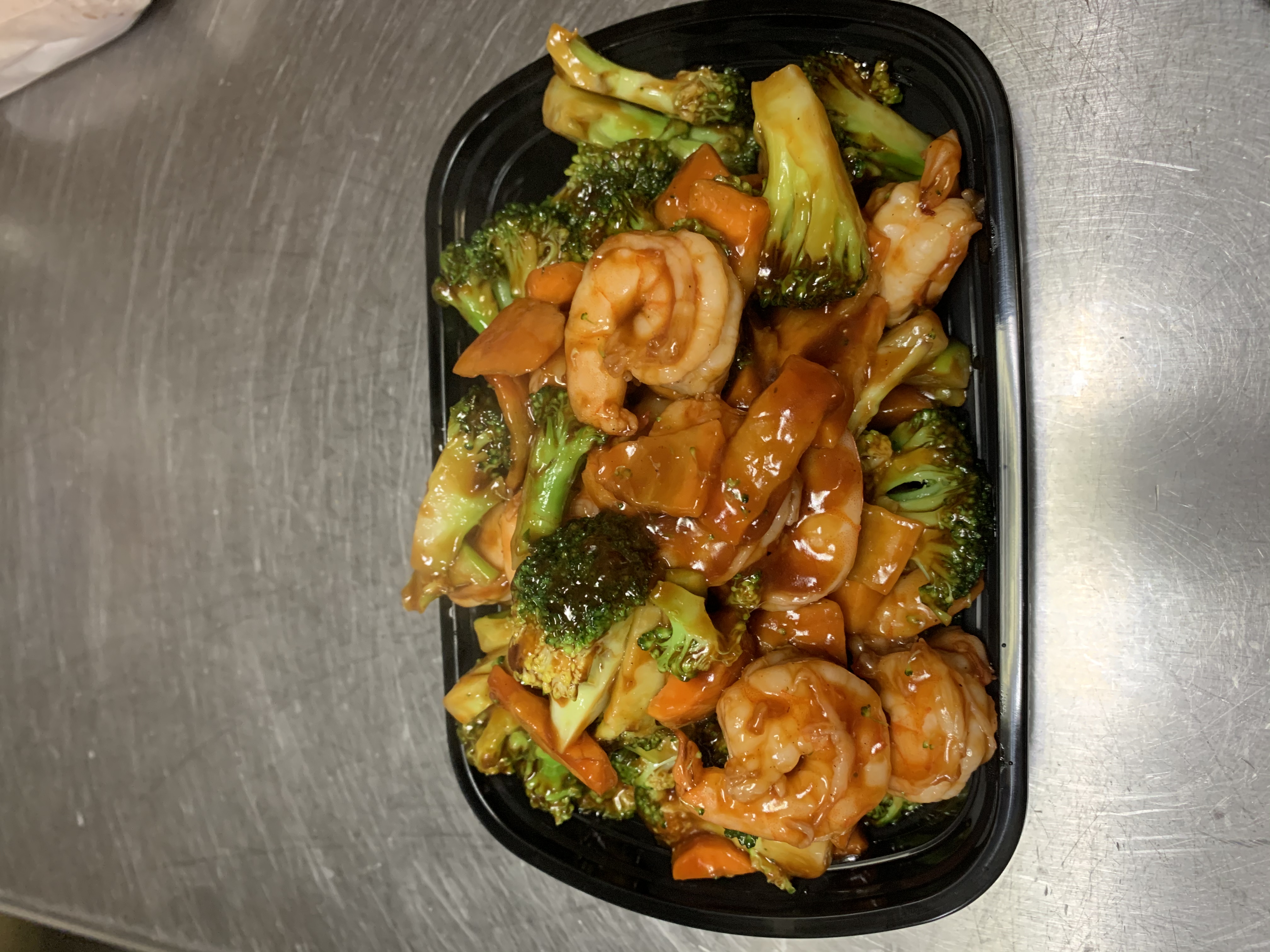 Order 90. Jumbo Shrimp with Broccoli food online from Chong Garden store, Louisville, KY on bringmethat.com