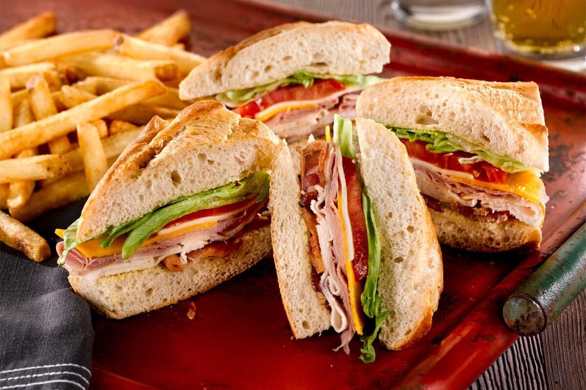 Order The Club Sandwich food online from Ocharley store, Lynchburg on bringmethat.com