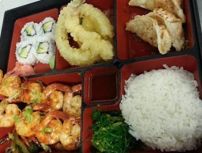 Order BD9. Shrimp Skwer Box food online from Biwako Sushi store, Saline on bringmethat.com
