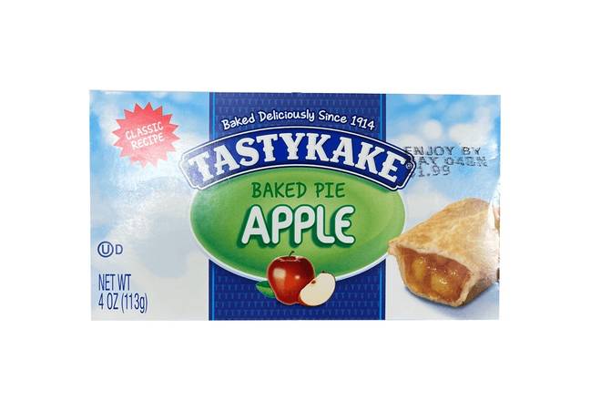 Order Tastykake Baked Apple Pie (4 oz) food online from Royal Farms store, Baltimore on bringmethat.com