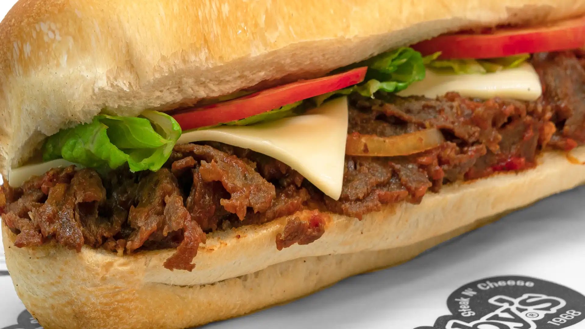 Order Pizza Steak & Cheese Sub - Small food online from Tubby's Grilled Submarines store, Westland on bringmethat.com