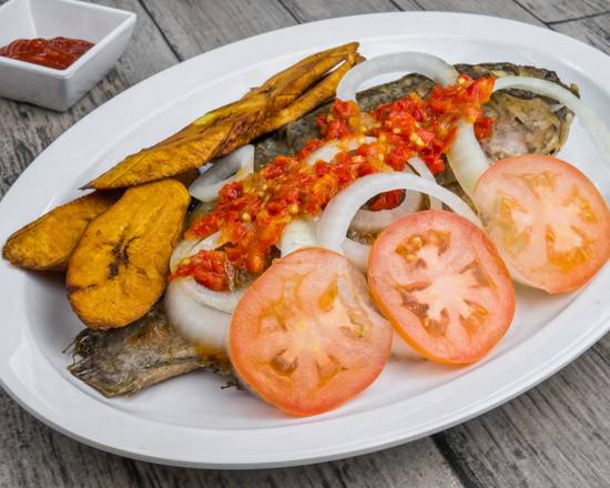 Order Grilled Fish food online from Chefbenny African Restaurant store, Houston on bringmethat.com