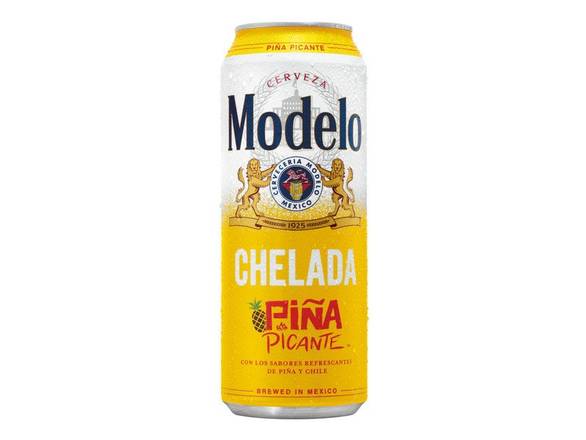 Order Modelo Chelada Pina Picante Mexican Import Flavored Beer - 24oz Can food online from Shar Armanetti Fine Wine & Spirits store, Carpentersville on bringmethat.com