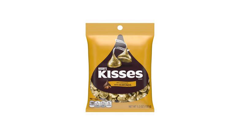 Order Hersheys Kisses Milk Chocolate With Almonds food online from Trumbull Mobil store, Trumbull on bringmethat.com