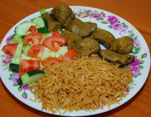 Order 7. Lamb Kabob food online from Kabul Kabob House Ii store, Haymarket on bringmethat.com