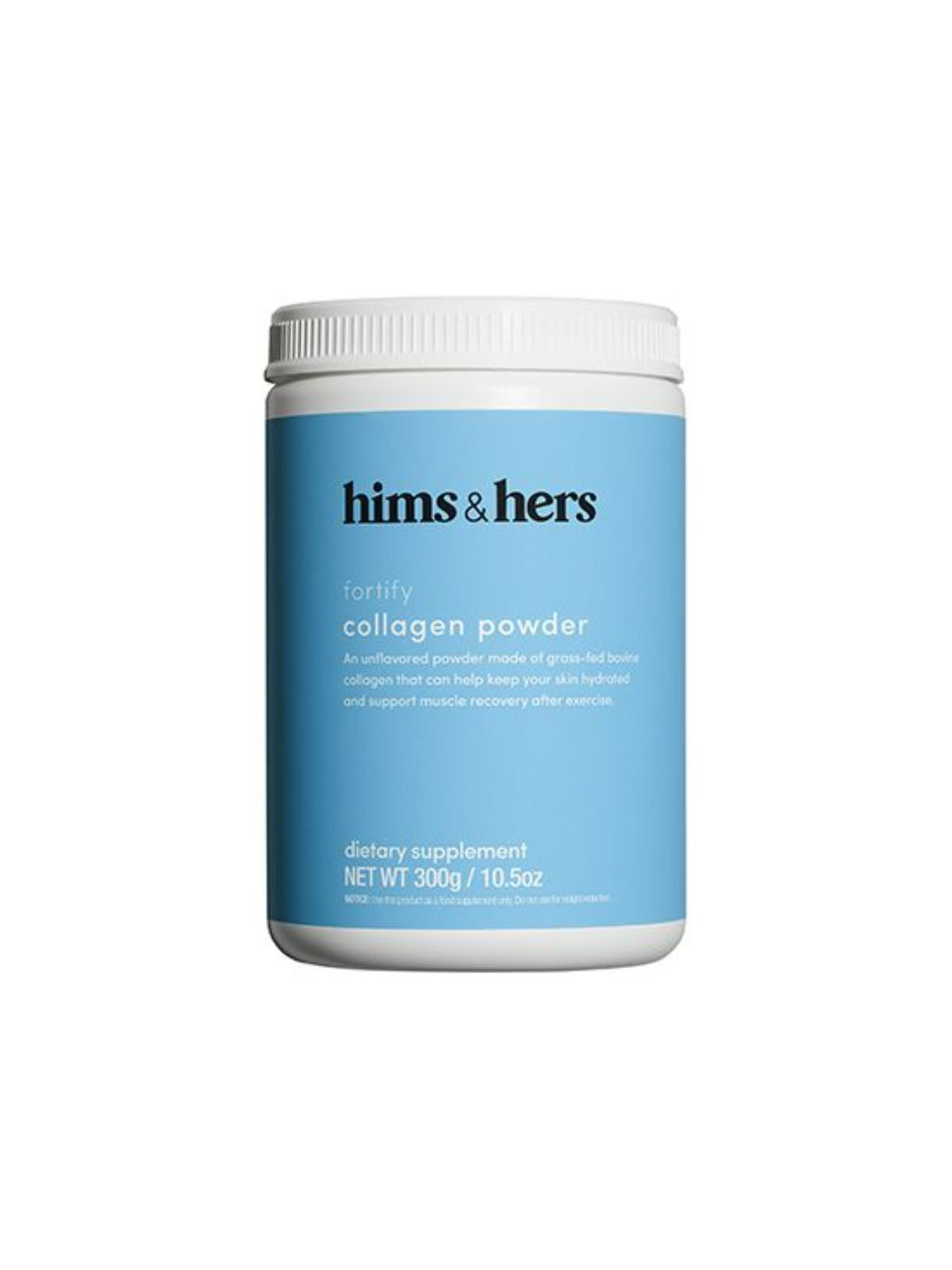 Order hims & hers fortify collagen powder (10.5 oz) food online from Stock-Up Mart store, Marietta on bringmethat.com