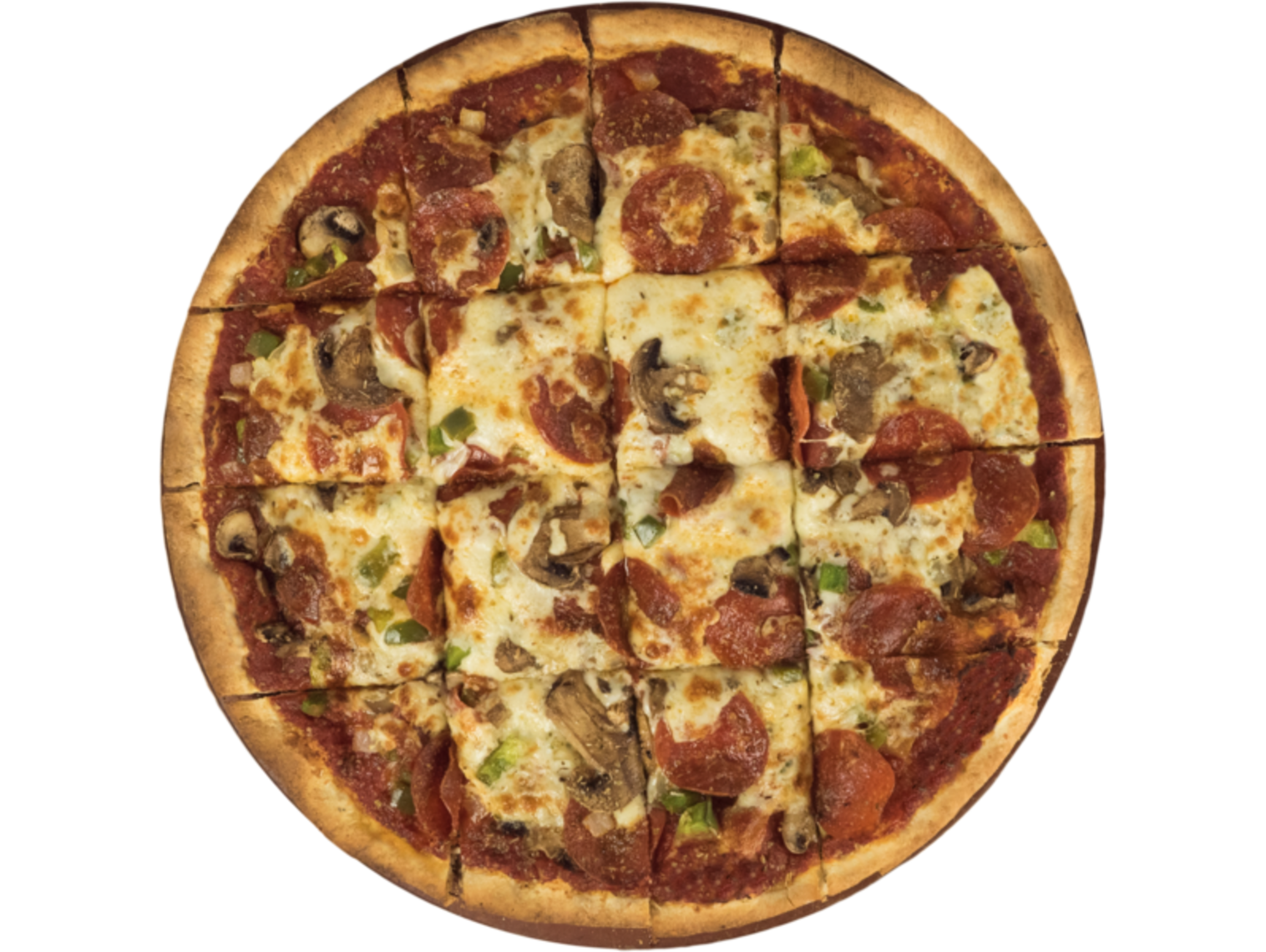 Order Classic Combo Pizza food online from Rosatis Pizza store, Scottsdale on bringmethat.com