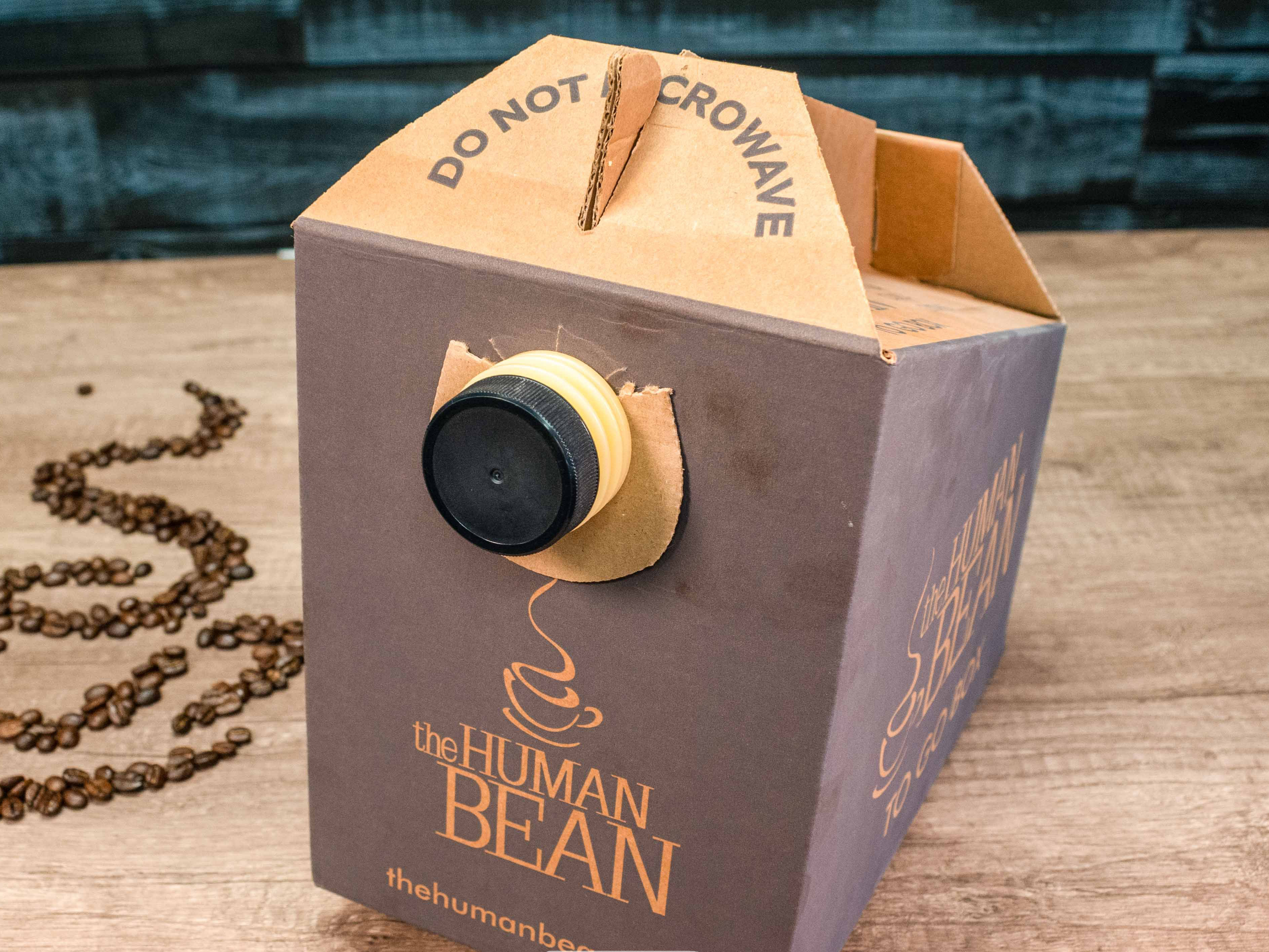 Order Coffee To Go Box - Fresh Brewed Coffee food online from The Human Bean store, Eugene on bringmethat.com