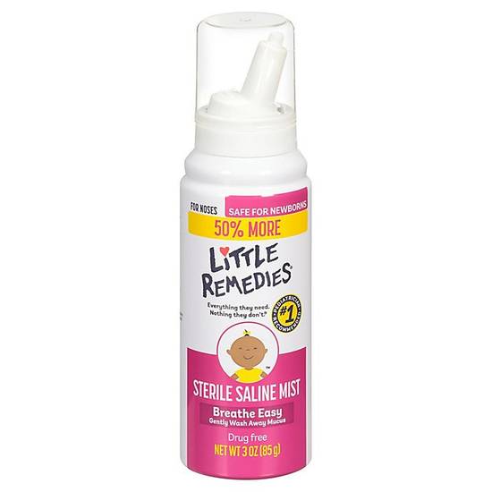 Order Little Remedies® 3 oz. Saline Nasal Mist for Babies Stuffy Noses food online from Bed Bath & Beyond store, Daly City on bringmethat.com