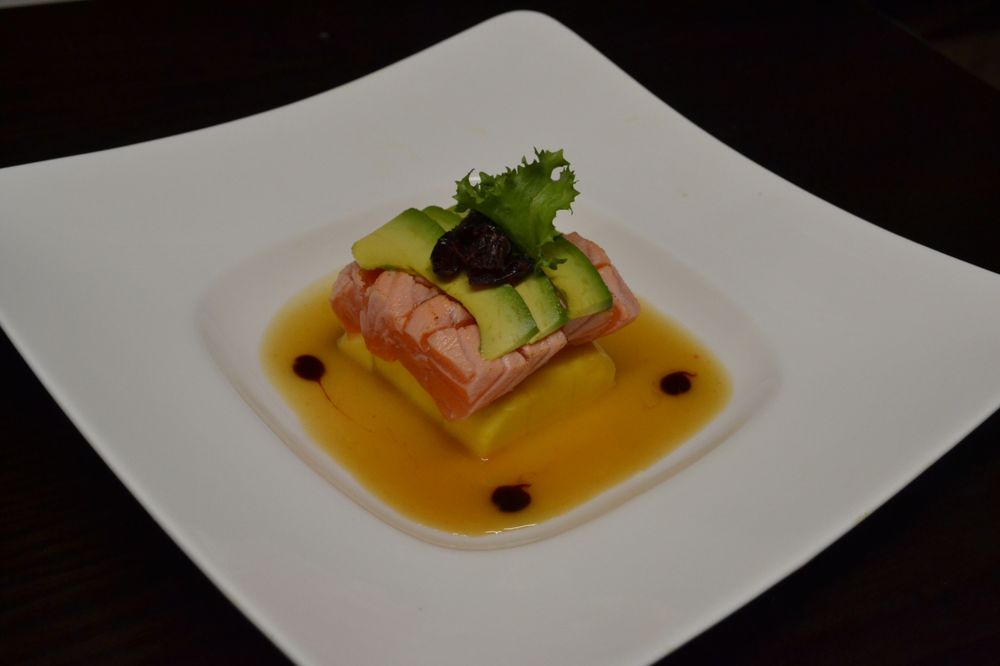Order 3. Mountain Salmon food online from Nagoya sushi store, Brooklyn on bringmethat.com