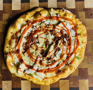 Order The "Hot Chick" Pizza food online from Woodstock Fire Foods store, Meridian on bringmethat.com