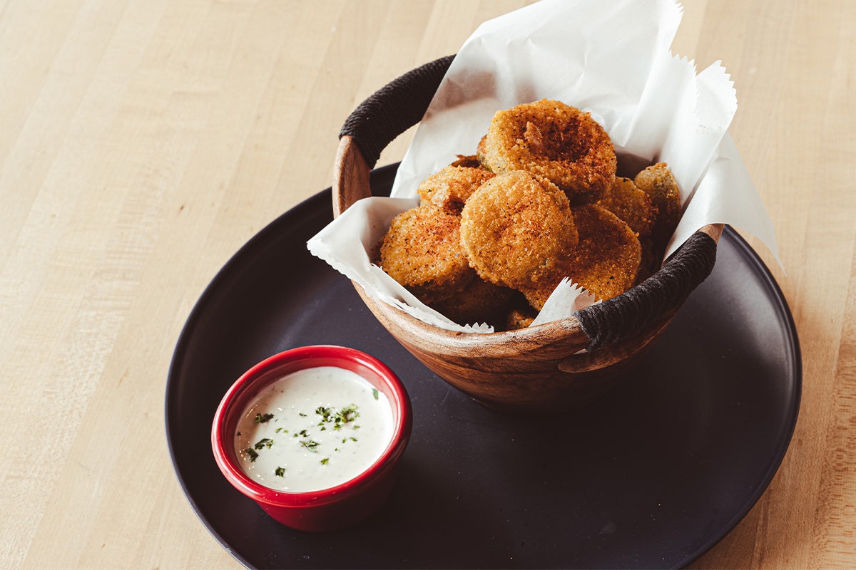 Order FRIED PICKLES  food online from Old Chicago Pizza + Taproom store, Olathe on bringmethat.com