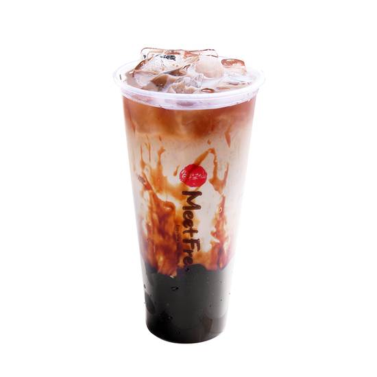 Order Black Sugar Boba Milk Tea food online from Meet Fresh store, Hacienda Heights on bringmethat.com