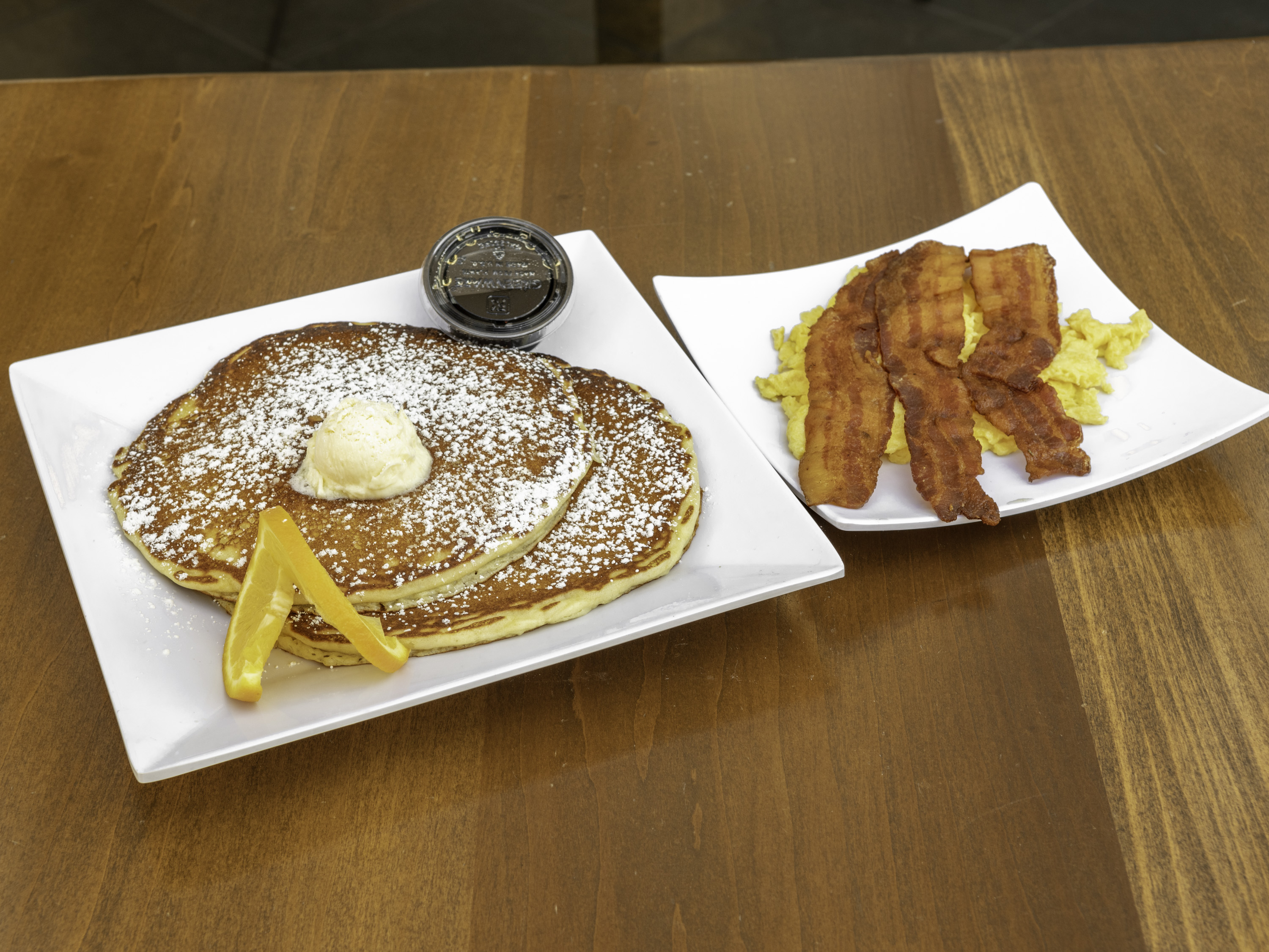 Order Pancake Platter food online from Downtown Chandler Cafe And Bakery store, Chandler on bringmethat.com