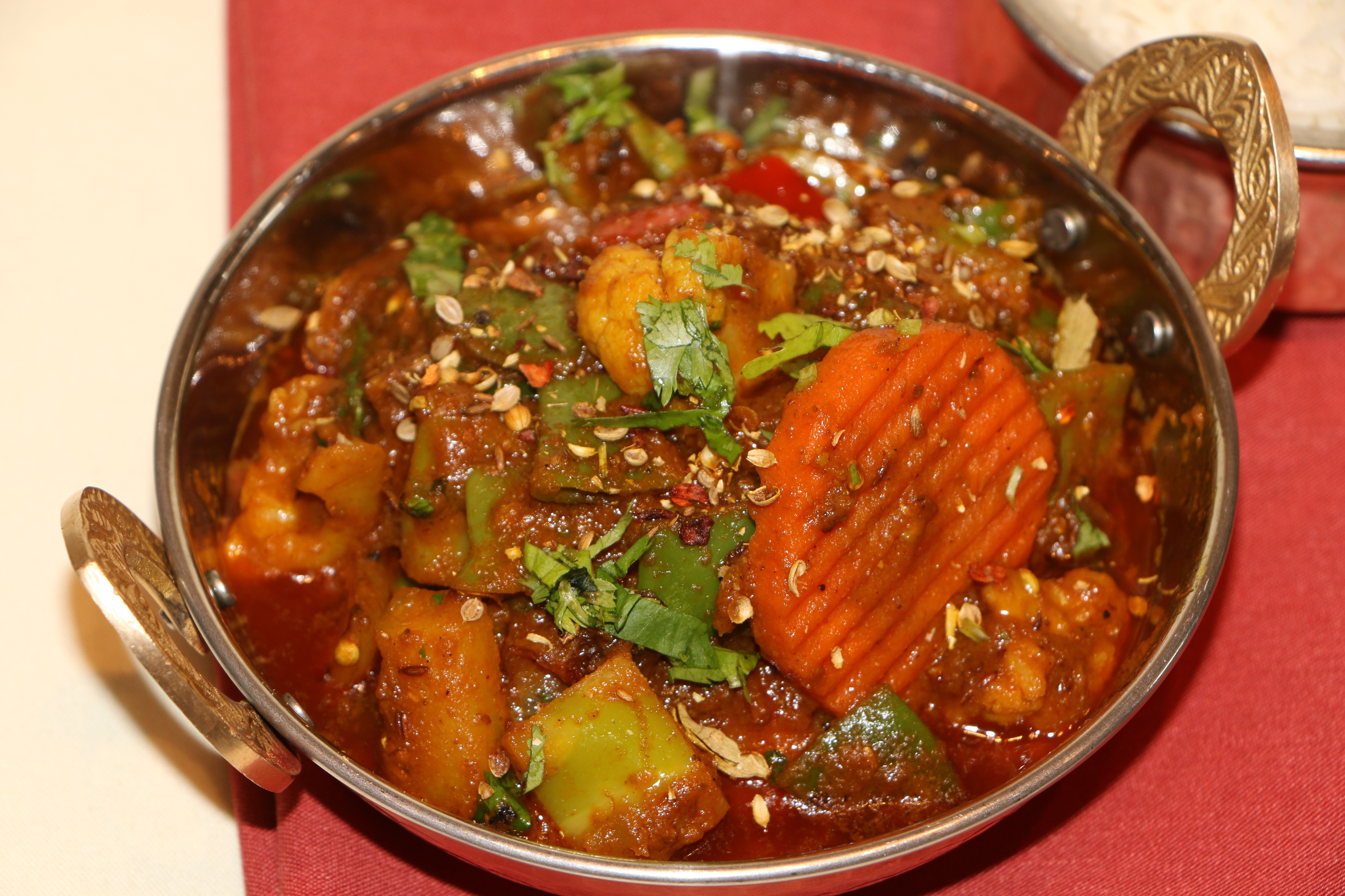 Order Kadai Sabzi food online from Chennai Chimney store, Princeton on bringmethat.com
